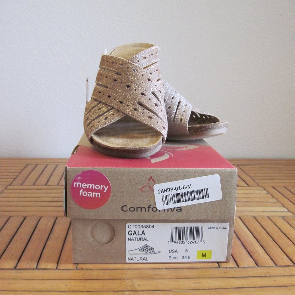 Comfortiva Size 6 Gala Slides
